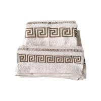 Juegos Toallas de baño algodón Portugués 500g de alta calidad set 3 - Simon en Beis gruesas y duraderas | Mercatienda.es - details 1