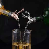 Tapa De Botella Dispensador De Aceite Y Vino Con Tapa De Madera Ecológico Metálico Para Cocina Y Barra Uso Práctico Y Duradero - details 5