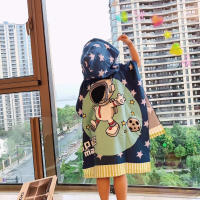 Toalla de Playa Infantil con Capucha  Toalla de Baño Poncho Toalla Poncho Surf para Niñas Niños de 2 a 8 años - details 5