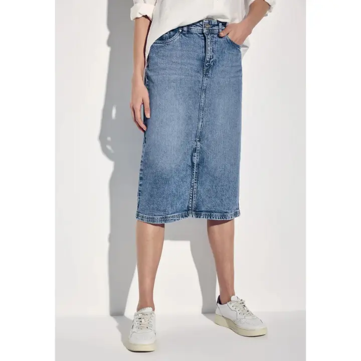 Street One Mod. PS361677 - Falda vaquera hasta la rodilla para mujer - 1