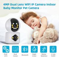 Cámara de vigilancia de seguridad interior para el hogar, Monitor de mascotas para bebés, seguimiento automático, domo inalámbrico, PTZ, IP, P2P, ICsee, 4MP, 2K, WIFI - details 0