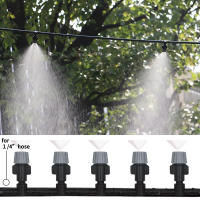Sistema De Riego Automático Portátil 10-20M Con Rojellones De Niebla Para Jardín Con Conector De Tee 4/7mm Para Patio - details 3