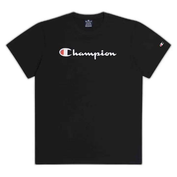 Camiseta de Manga Corta Champion  para hombre en color negro - 1