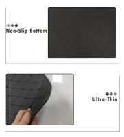 Alfombrillas De Piso Para Coche Universales En Cuero Artificial Adecuadas Para 98% De Modelos De Automóviles Accesorios Interiores Impermeables Y Decorativos - details 5