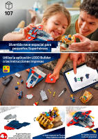 LEGO® | Marvel Capitán América vs. Thanos Juguete de Construcción de Superhéroes con Avión a Reacción, Cohete y 2 Minifiguras, Regalo Para Niños y Niñas de 4 Años o Más 76319 - details 0