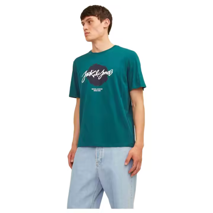 Camisetas M/C marca Jack & Jones modelo 12256774-Verde para hombre en color verde - 1