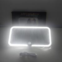 Espejo De Mano Para Coche Con LED Y Ajuste Tridimensional Espejo De Maquillaje Para Mujer Ultrafino Visera Solar De Coche - details 2