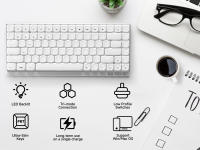 Teclado Mecánico De Juegos EWEADN MK84 Bajo Perfil Con Bluetooth Triple Modo Portátil Diseño Estilizado Para Juegos Y Oficina - details 1