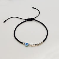 Pulsera De Concha Y Ojo Maléfico Con Semillas Miyuki Para Mujeres Y Hombres Joyería Sencilla Y Delgada Hecha a Mano Para Fiestas Aniversarios Regalos - details 3