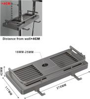Estante de Ducha sin perforación, soporte de Ducha Colgante, soporte para accesorios de Ducha con dos - details 0