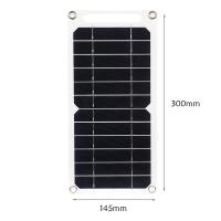 Panel Solar Portátil 30W 5V USB Impermeable Para Exteriores Senderismo Camping Carga De Batería Y Teléfono Móvil Solar Charger - details 2