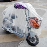 Cubierta Para Motocicleta Desechable Transparente Protector a Todas Las Estaciones Impermeable Para Exterior Cubierta De Lluvia Y Polvo Para Bicicleta Y Scooter - details 1