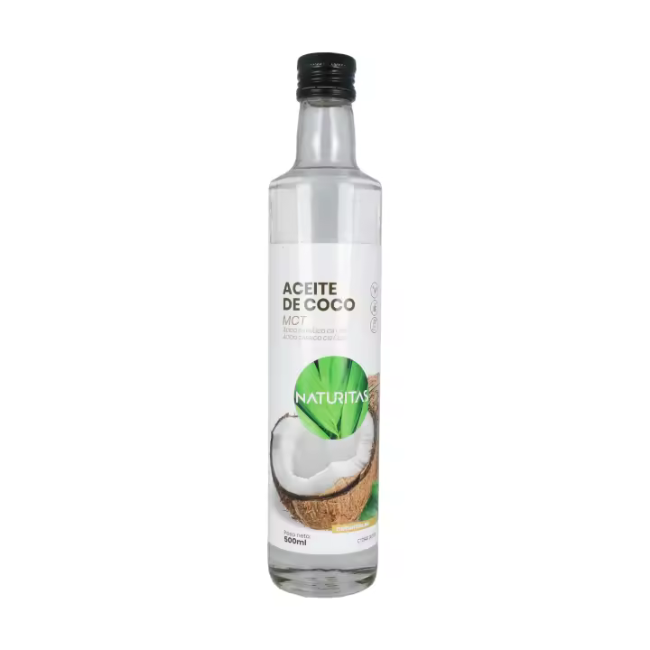 Aceite de Coco MCT Keto 500 ml NATURITAS  Ideal para la dieta Keto  Vegan  Sin Gluten  Sin Lactosa - 1