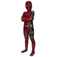 Disfraz Deadpool Bodysuit Superhéroe Cosplay Cómic Compresión Ejercicio Construcción Corporal Anime Halloween Regalos Para Niños - details 15