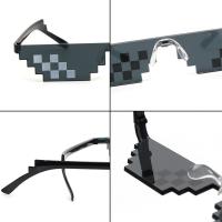 Gafas De Sol Mosaico Divertidas Gafas De Robot Retro Para Juegos De Mesa Regalos De Fiesta De Cumpleaños Para Hombres Y Mujeres - details 2