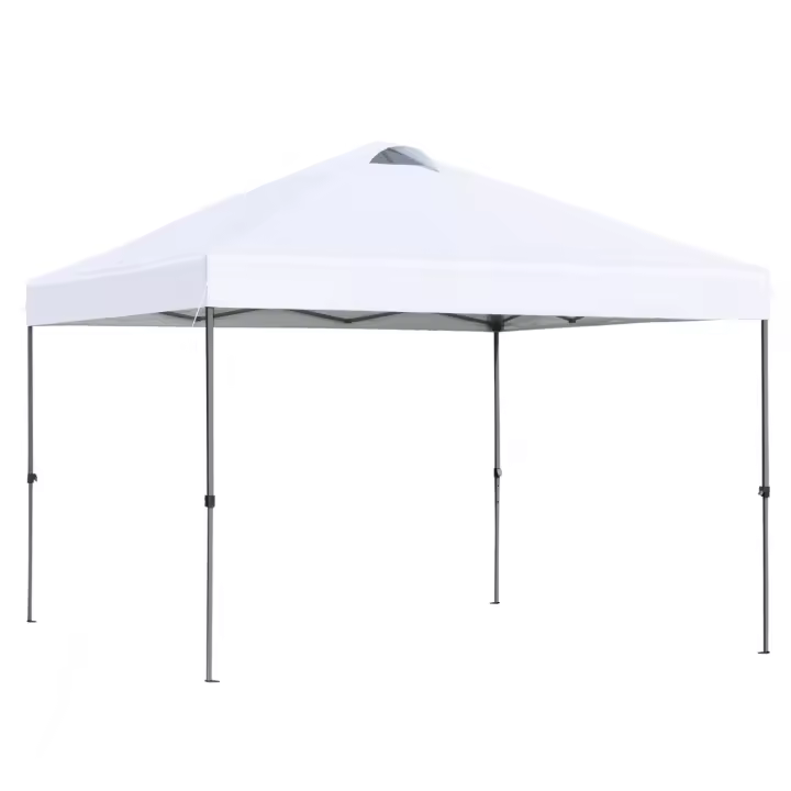Gazebo de viaje para exteriores 2.95X2.95 M Gazebo plegable con estacas y Cuerdas de traceón, vestido Oxford with Protección UV, ¡ideal para vacaciones en El Jardín! - 1