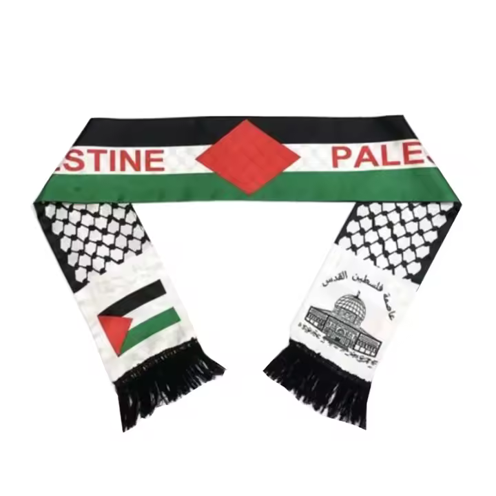 Bandera Palestina Personalizada Para Decoración De Boda 135-175cm Encaje Satinado Impreso Marca NoEnName_Null Origen China - 1