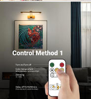 Luz De Pared Recargable LED Sin Cable USB Batería 4400mAh 40cm Para Decoración Del Hogar Dormitorio Con Control Remoto Moderno - details 3