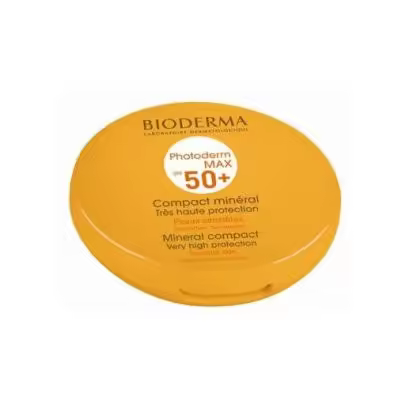 Bioderma BD PHOTODERM MAX SPF50+ COMPACTO DORADO - Protector Solar Facial - Resistente Al Agua - 1