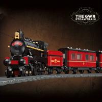 Bloques De Construcción Creativos De Tren De Vapor Serie Para Niños Modelo DIY Ideal Para Regalo Navideño De Ciudad - details 6