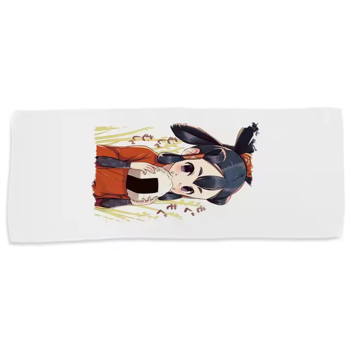 MERCHANDMANIA TOALLA MEDIANA GIMNASIO ABSORBENTE Tensui no Sakuna-hime sakuna personaje suave con bolsita - 1