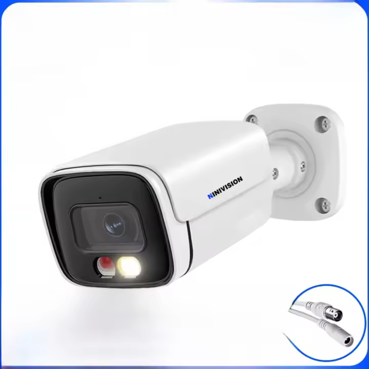 Cámara De Seguridad CCTV 4K AHD Visión Nocturna Completa Exterior Impermeable 8MP Analogía Digital Video 5MP Para El Hogar - 1