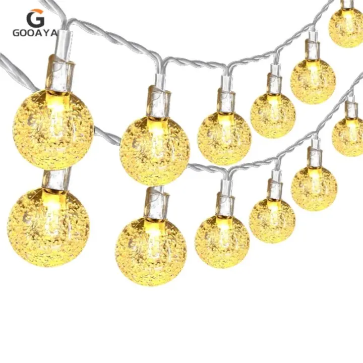 Luces De Navidad LED USB 6m Con Estrella De Escarcha Y Esferas Decoración De Hogar Para Año Nuevo Y Navidad Cuerda De Luces De Guirnalda Poderizado Por USB - 1