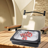 Pans De Aluminio Isolados Fáciles De Limpiar Multifuncionales Ligeros Con Tapa Desmontable Para Transporte Al Aire Libre Camping - details 3