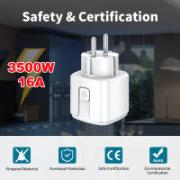 Interruptor Inteligente Ewelink WiFi EU Plug 16A/20A Con Monitoreo De Energía Y Función De Temporización Control Vocal Para Alexa Google Home Alice - details 7
