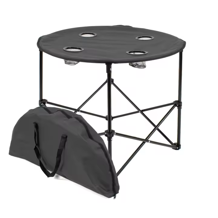 The Secret Home Mesa Redonda Plegable para Camping - Varios Colores - Ligera y Resistente - 1