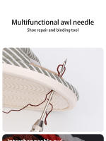 Kit De Costura Multifuncional En Cuero Con Agujas Reemplazables Y Perforadora DIY Para Manualidades De Cuero - details 0