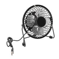 Ventilador de escritorio USB en Diseño de metal con funcionamiento Silencioso para Oficina y Hogar, Cabeza inclinable ajustable 360 °, refrigerador de aire con antideslizante, duradero y portátil. - details 0