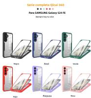 Funda Transparente Incluyente 360 Para Samsung Galaxy S24 S23 S21 S20 FE Anti-Scratch Anti- Huella Y Resistente Al Polvo - details 0
