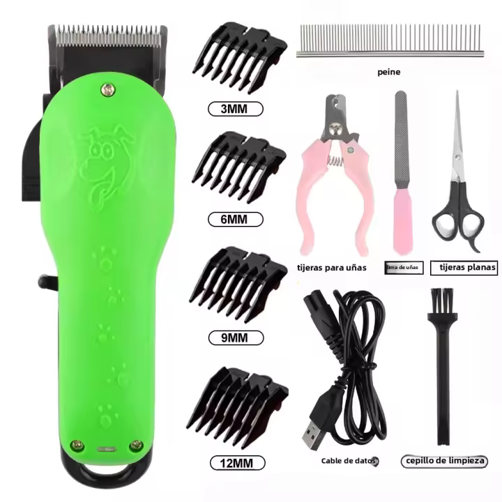 Cortador De Pelo Para Perros Profesional Recargable USB Trimmer De Peluquería Para Mascotas Apto Para Gatos Y Perras Corte Doméstico - 1