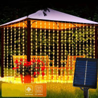 Luces De Hilo De Cobre Solar Para Exterior 3/6x3M Guirnalda De Hadas Para Navidad Halloween Cumpleaños Regalo De Boda Decoraciones - details 2
