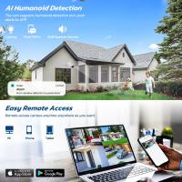 Cámara De Seguridad IP 5MP HD Metal H.265 Bala 3MP Exterior Wifi Cámara De Vigilancia Con Audio Bidireccional 2MP CCTV ICSEE XMeye APP - details 4