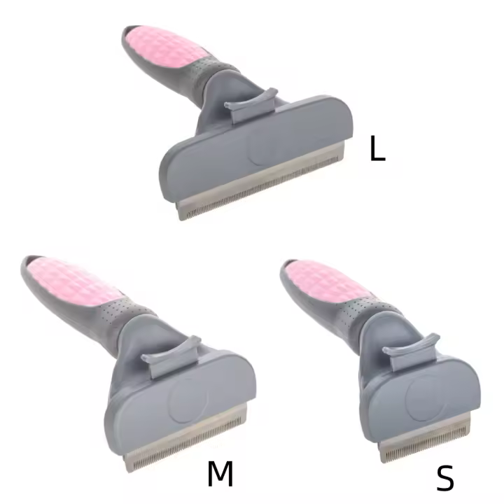Cepillo De Peluquería Planet Pet Para Perros Y Gatos Lado Doble Para Desplumado Y Rascar Cepillo De Subcapa Ancho Extra Con Plástico Azul - 1