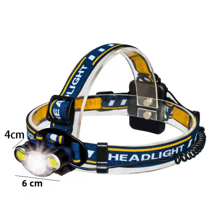 UltraFire K03lampara Frontal Miniatura Con 3 LED Potente Y Multifuncional Para Running Camping Y Senderismo Incluye 3 Pilas AAA - 1