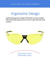 Gafas De Seguridad Para Ciclismo Al Aire Libre Anti Impacto Y Polvo Gafas Transparentes De Protección Laboral Para Mujer - details 1