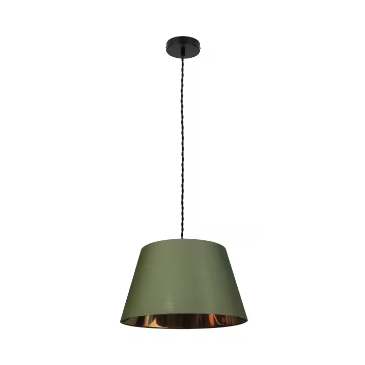 Ledkia Lámpara Colgante Textil Baharia - Diseño Vintage y Iluminación Versátil - 1