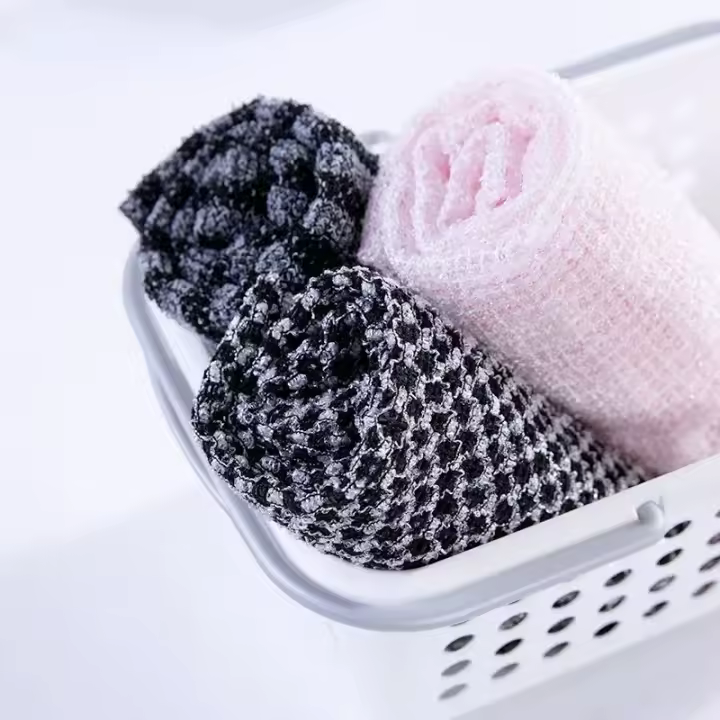 Toalla De Baño Japonesa Exfoliante Con Esponja De Cuerpo Accesorios De Baño Toalla De Nylon Peine De Espalda Microfibra Tejida Poliéster/Celulosa - 1
