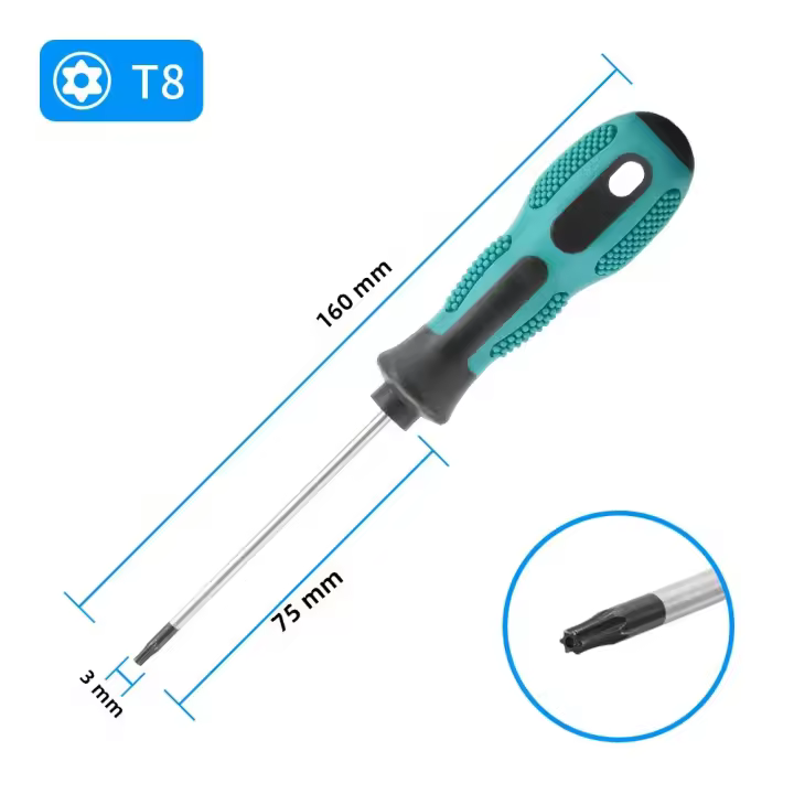 Juego De Destornilladores Magnéticos Torx T5 T6 T7 T8 T9 T10 T15 T20 T25 T27 T30 Herramienta De Mantenimiento Para Controladores - 1