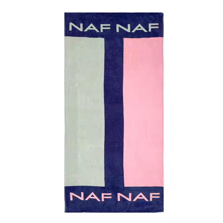 NAF NAF - Toalla de playa BIARRITZ 80x160cm 100% algodón - 1