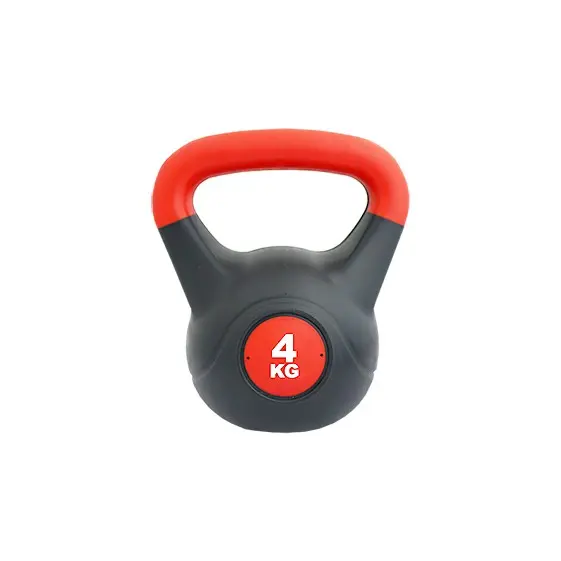 kettlebell pvc color rojo/negro tamaño 12 kg - 1