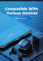 Auriculares ERASER TWS Bluetooth 5.4 Gaming In-ear Cancelación De Ruido Bajo Latencia Sonido HIFI Earbuds Para Música Y Gaming - details 11