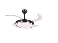 MIMAX LIGHTING VENTILADOR DE TECHO CALIMA 3S NEGRO 90CM/40 CM aspas plegadas. VENTILADOR MÁS VENDIDO 2023/4. SUPER SILENCIOSO, MOTOR DC, ASPAS RETRACTILES, LUZ LED VARIABLE DE 2700K A 6500K (CALIDA, DÍA, FRÍA) FUNCION INVIERNO/VERANO OFICIAL GARANTIZADO - details 3