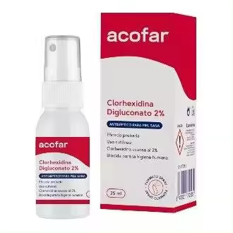 Acofar Clorhexidina 2% Spray Topico 25Ml - 1