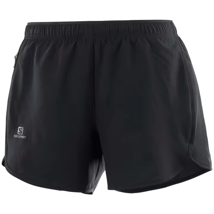 Pantalon Corto Salomon Stand Agile para mujer en color negro - 1