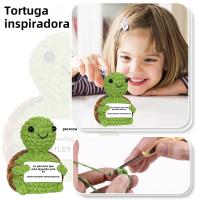 Adorno De Tortuga Positiva Bonito Pequeño Animal Hecho a Mano Regalo Inspiracional Soporte Emocional Motivacional Para Cumpleaños - details 0