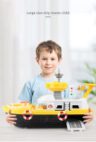 Juguete De Barco De Simulación QWZ De Tamaño Grande Con Música Y Luz Vehículo Inercial Para Niños Regalo Ideal Para Niños De 4 a 12 Años - details 1